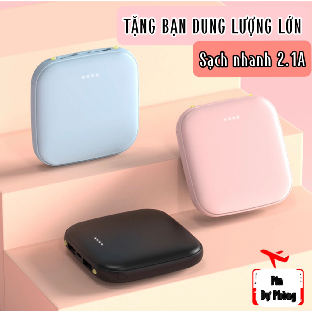 Pin Sạc Dự Phòng Mini 5000, 7800, 12000, 20000 mAh Tiện Dụng