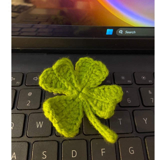CỎ 4 lá MAY MẮN 🍀 handmade len❤️