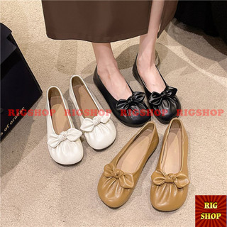 (HÀNG CAO CẤP) GIÀY BÚP BÊ BỆT PHỐI NƠ SIÊU XINH - C20