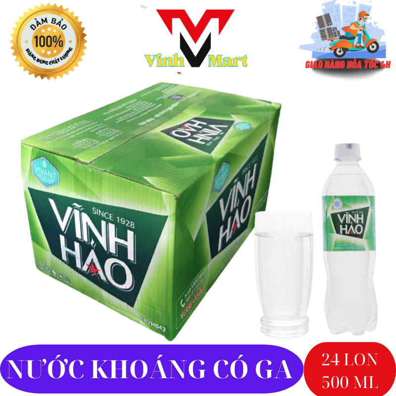 Nước Khoáng Vĩnh Hảo Ga 1 Lốc 6 Chai - Vinhmart