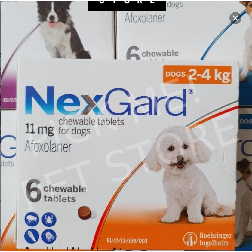 Viên Nhai NEXGARD | Ve Rận, Bọ Chét, Ghẻ Demodex cho Chó