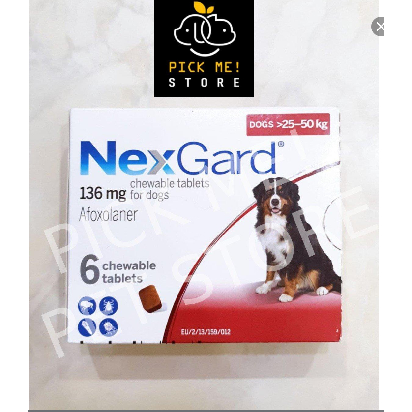 Viên Nhai NEXGARD | Ve Rận, Bọ Chét, Ghẻ Demodex cho Chó
