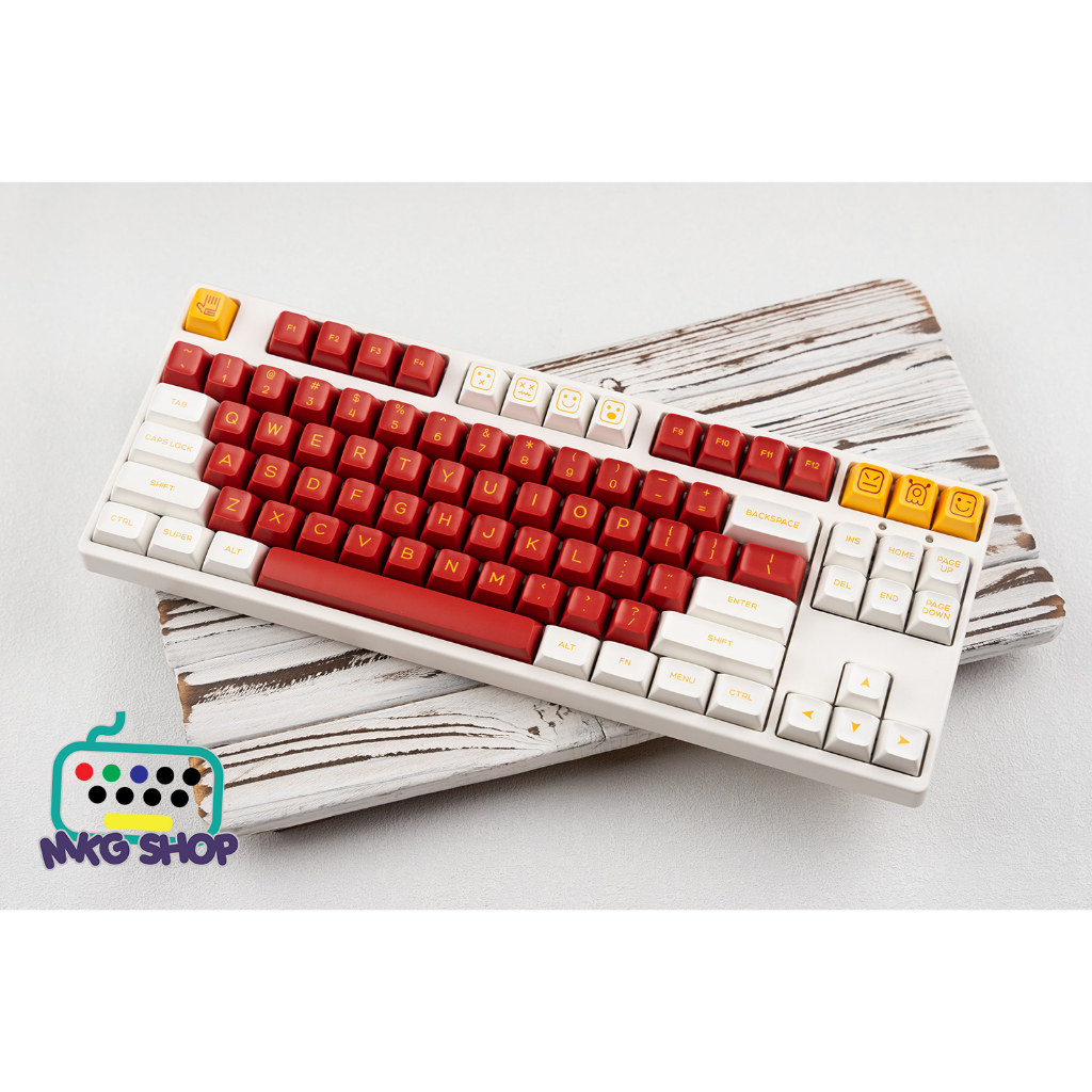 Keycap SA EVA 02 kiểu in doubleshot, SA profile, 177 nút bàn phím cơ rẻ đẹp