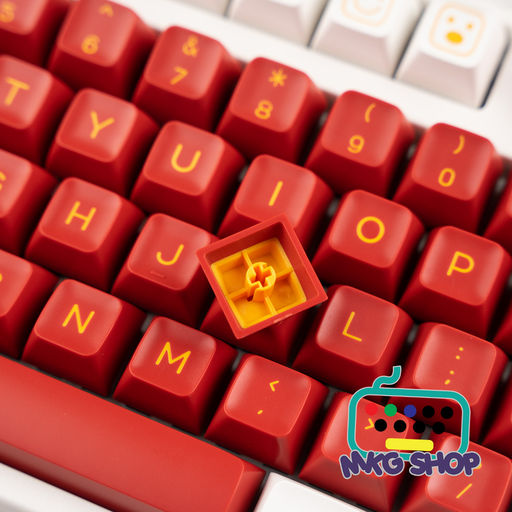 Keycap SA EVA 02 kiểu in doubleshot, SA profile, 177 nút bàn phím cơ rẻ đẹp