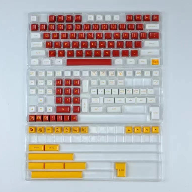 Keycap SA EVA 02 kiểu in doubleshot, SA profile, 177 nút bàn phím cơ rẻ đẹp