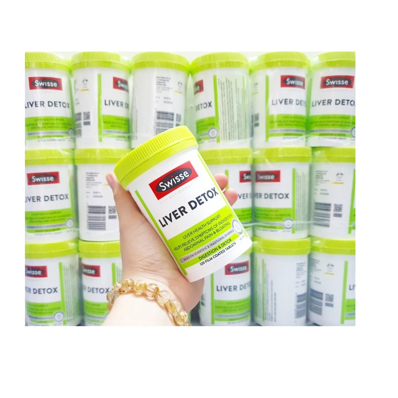 Thải độc gan Liver Detox Swisse 120 viên Úc