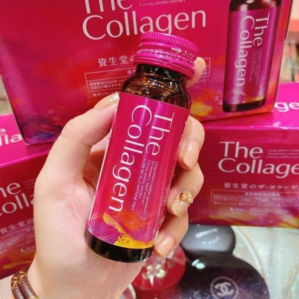 Nước Uống Đẹp Da The Collagen Shi.sei.do Nhật Bản hộp 10 chai x 50ml