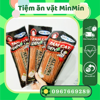 Snack hình tăm cay đen thơm ngon giòn tan đậm vị