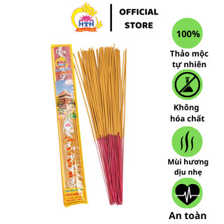 Combo 10 thẻ Hương nhang thảo mộc dài 43cm THU HIỀN hương thơm dịu nhẹ tự nhiên ít khói
