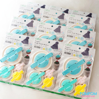 Bộ 4 dụng cụ làm pompom Clover MẪU MỚI (hàng nội địa Nhật)