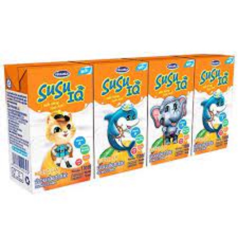 Lốc 4 hộp sữa Susu Vinamilk 110ml hương cam