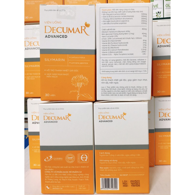 Viên uống Decumar Advanced