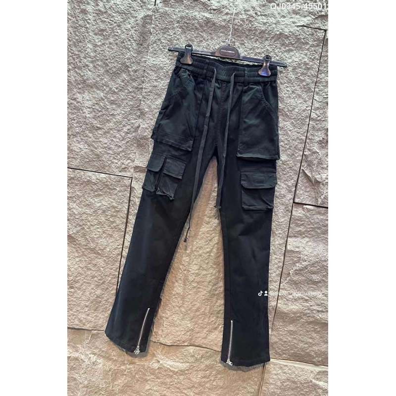 Quần Kaki Jeans túi hộp 4 Zipper