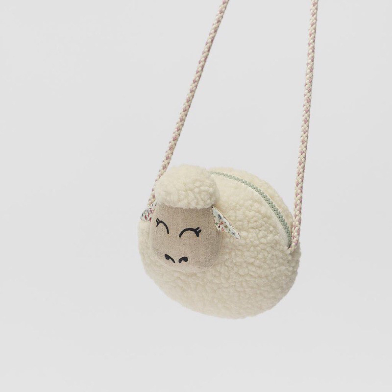 Túi đeo chéo , túi đựng đồ cho bé yêu hình con cừu - Hấuu Kids