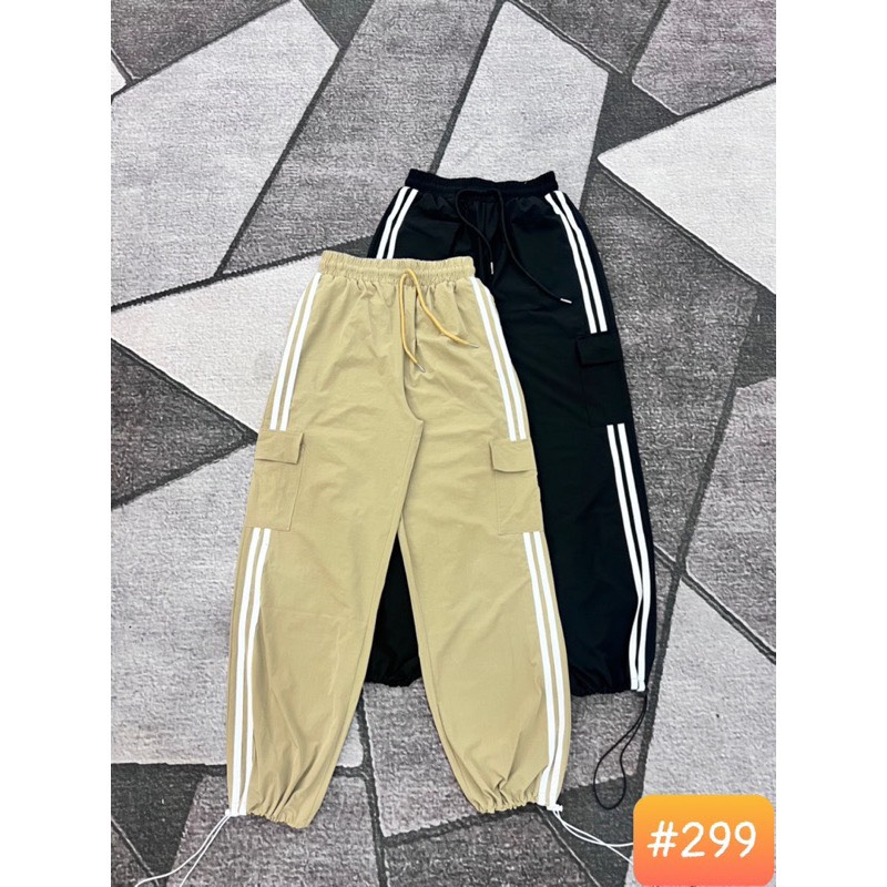 Quần Gió Thể Thao Cạp Chun Túi Hộp Thời Trang Cá Tính Cho Nữ Bo Gấu ELQ-090D | BigBuy360 - bigbuy360.vn