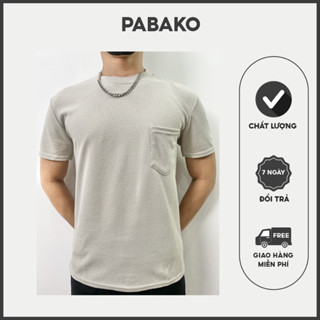 Áo thun nam tổ ong [PAPA_A10] có 4 màu và 5 size