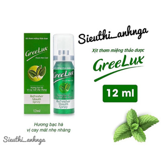 Xịt thơm miệng Greelux Extra Cool Thảo Dược 12ml - Chính hãng