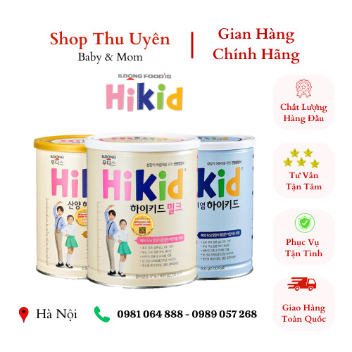 Sữa Hikid Nội Địa Hàn Quốc Công Ty Phương Linh Phân Phối