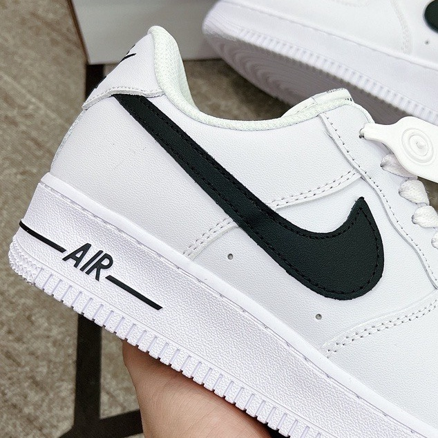 Giày_Nike Air Force 1 vệt đen, giày Af1 White Black bản chuẩn đế Air nam nữ full phụ kiện | BigBuy360 - bigbuy360.vn