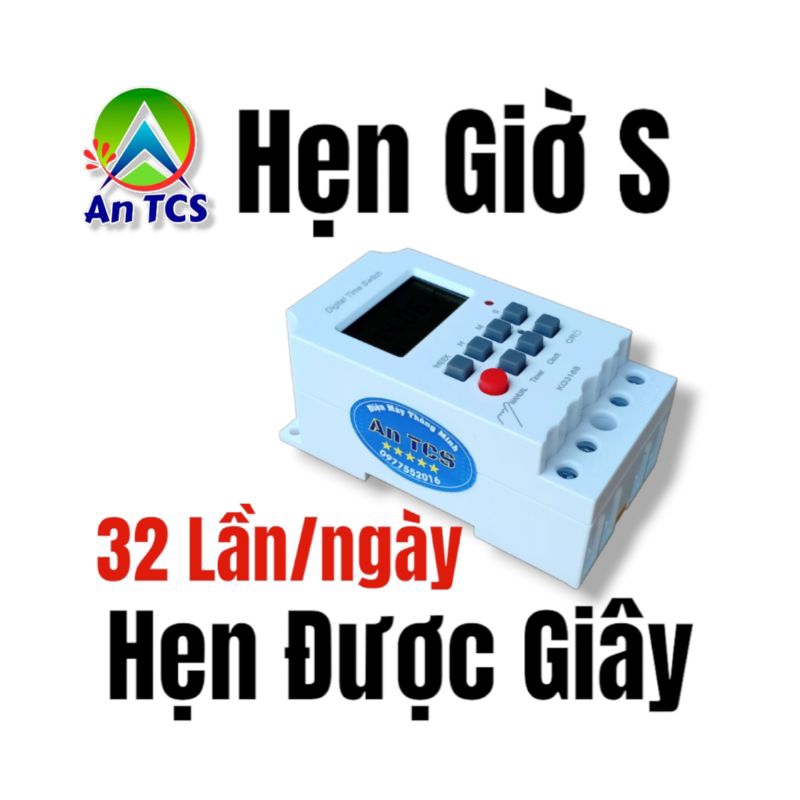 Máy Cho Cá Gà Lươn ăn tự động An TCS V10+Hẹn Giờ S