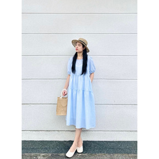 Đầm Cinie Doll kẻ sọc xanh
