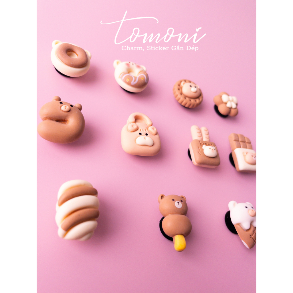 Sticker Gắn Dép - Jibbitz, Charm DIY Trang Trí Giày Dép Dễ Thương HQ70