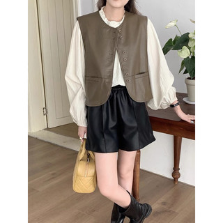 Áo Gile da mềm dáng ngắn style Hàn COMIC