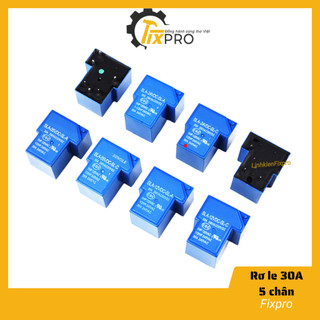Relay, Rơ le 5V 12V 24V 48V 30A 5 chân SLA chất lượng tốt
