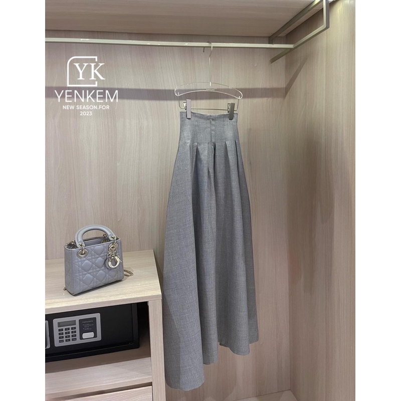 Chân váy chữ A dáng phồng ôm eo L1