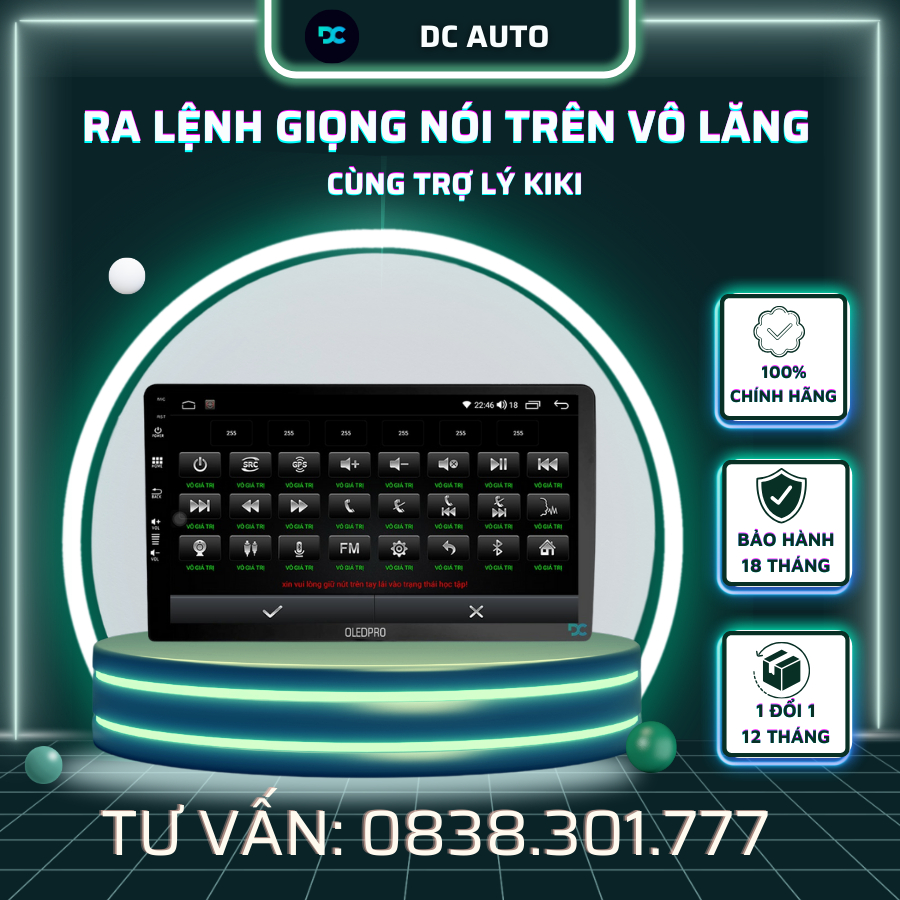 Màn Hình DVD Android Ô Tô OLEDPRO X4 Ram 3-32G  - BH 1 đổi 1 trong 12 tháng