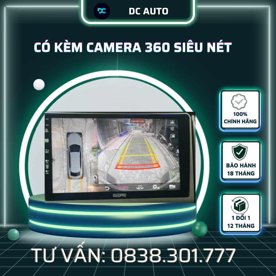 Màn Hình DVD Android Ô Tô OLEDPRO X4 Ram 3-32G  - BH 1 đổi 1 trong 12 tháng