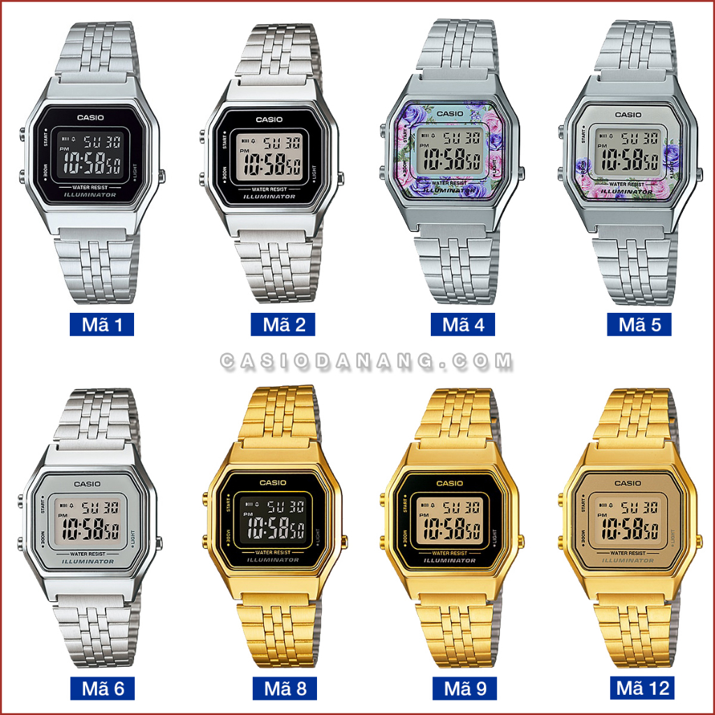 Đồng hồ nữ dây kim loại Casio chính hãng Anh Khuê LA680 Series