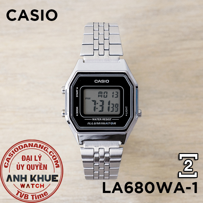 Đồng hồ nữ dây kim loại Casio chính hãng Anh Khuê LA680 Series