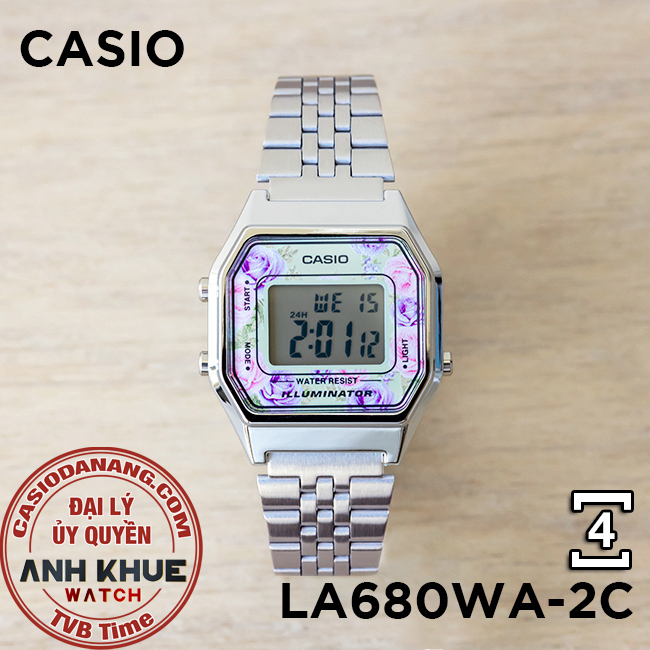 Đồng hồ nữ dây kim loại Casio chính hãng Anh Khuê LA680 Series