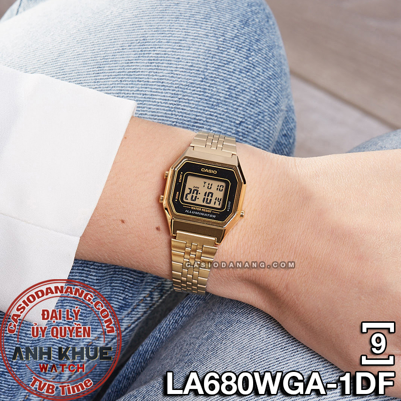 Đồng hồ nữ dây kim loại Casio chính hãng Anh Khuê LA680 Series