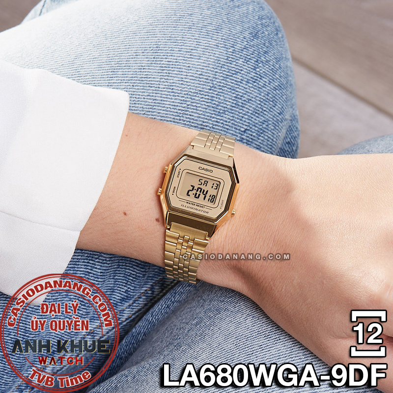 Đồng hồ nữ dây kim loại Casio chính hãng Anh Khuê LA680 Series