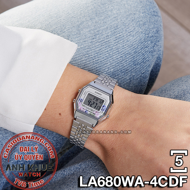 Đồng hồ nữ dây kim loại Casio chính hãng Anh Khuê LA680 Series