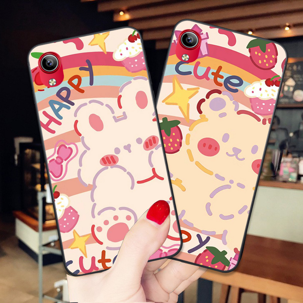 ỐP LƯNG VIVO Y51 - Y91 - Y91C  - Y1S  - Y93 - Y95 - Y97    IN HÌNH CÚN ĐÁNG YÊU,