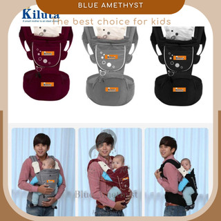 Địu cho bé sơ sinh, địu killuta cao cấp chính hãng chất liệu cotton dày chắc, đa dạng tư thế, mềm mại, chống gù cho bé