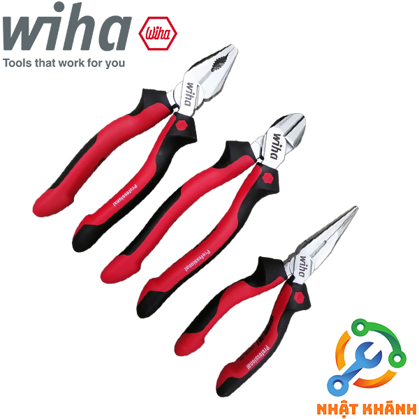 Combo 3 Kìm/ Bộ 3 Kìm Bằng-Căt-Nhọn Wiha Pro – Nhật Khánh