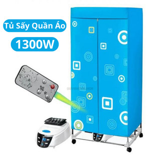 Tủ sấy quần áo công suất 1300W, Máy sấy quần áo nhanh trọng lượng sấy tới 15kg [BH 1NĂM - FREE SHIP] [ HOT ]