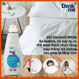 Nước tẩy trắng quần áo denkmit white sensation 1l