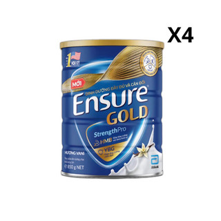 Combo 4-5 lon sữa Ensure Gold vị vani
