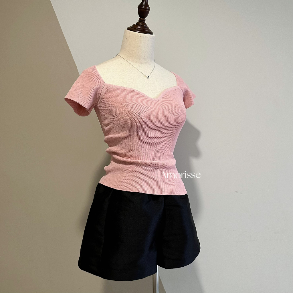 Áo Len Cộc Tay Cúp Ngực