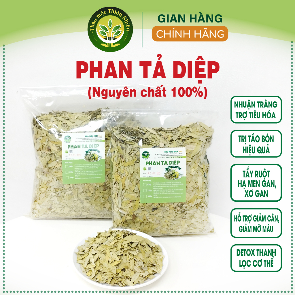 Phan tả diệp, thải độc và làm sạch ruột, đánh bay táo bón, rối loạn tiêu hóa, đầy hơi, chướng bụng, khó tiêu, giảm cân