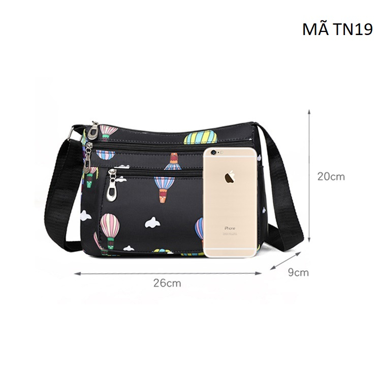 Túi đeo chéo nữ chống thấm nước Mã TN19