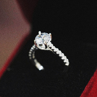 Nhẫn bạc nữ kylan silver kl0078 solitaire đai full tấm đá chủ kim cương nhân tạo 6.0ly