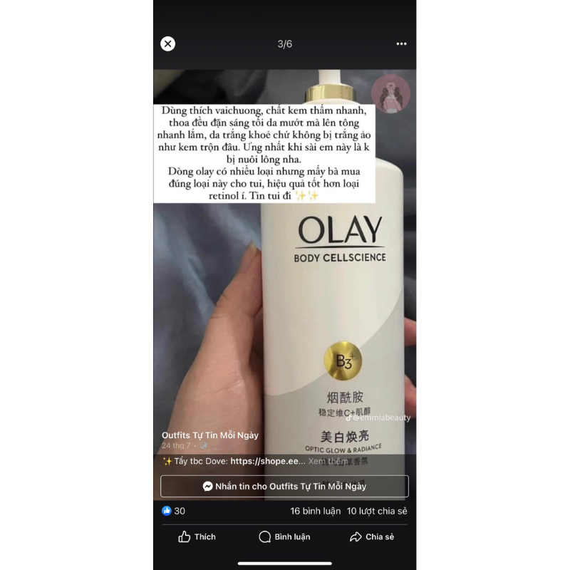 Bột trắng da Niacinamide