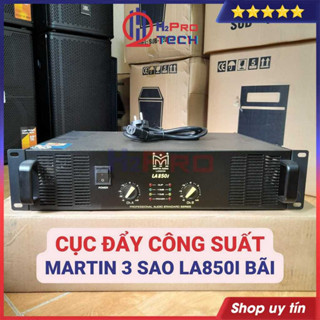 Cục Đẩy 2 Kênh Công Suất Lớn Martin La850I Hàng Bãi 2X850W, 28 Sò Nhỏ Bù Áp, 8 Tụ - 16 Sò Lớn, Nguồn Xuyến - H2Pro Tech
