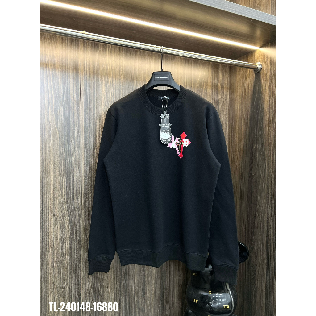 🔥Hot🔥Áo nỉ Chrome Hearts in hình màu thiết kế hot trend Nam Nữ Thu Đông 2023